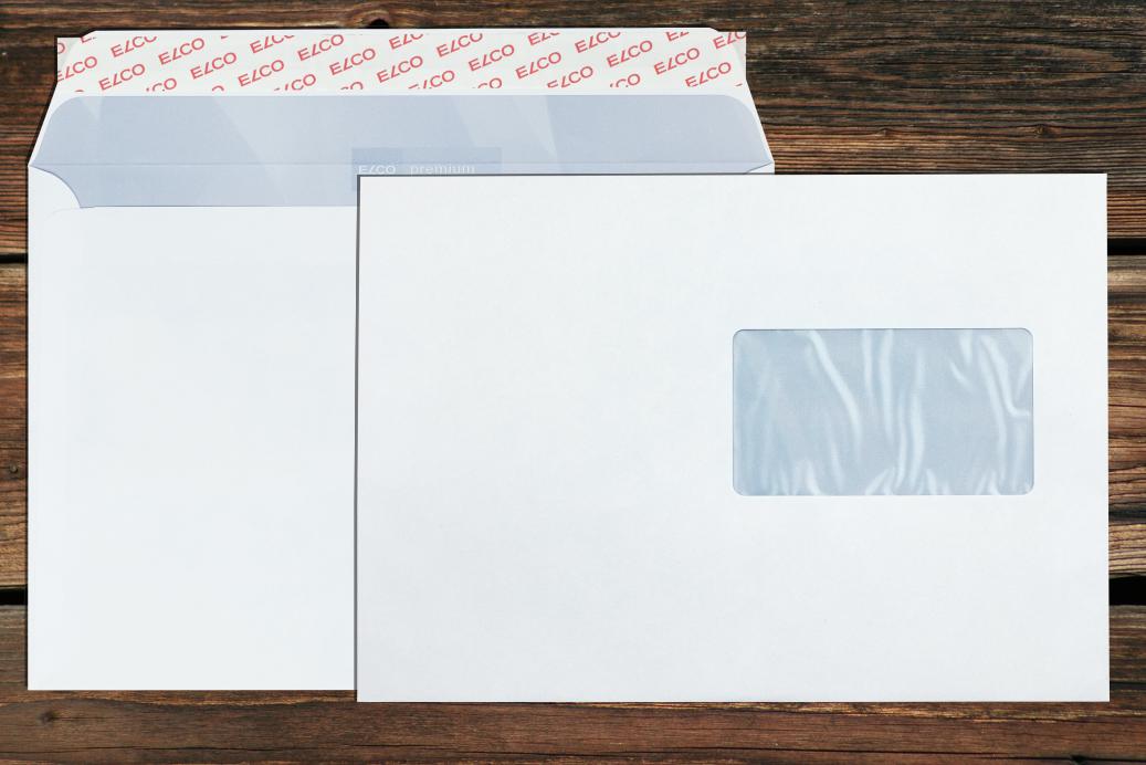 Briefhüllen mit Fenster B5 176x250 mm Haftklebend Hochweiß 100 g/qm
